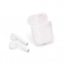 Fone de Ouvido Bluetooth com Case Carregador  - Brinde Personalizado Cód. 14506-BCO - 1