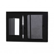 Kit Executivo 3 Peças  - Brinde Personalizado Cód. 00998-PRE - 1