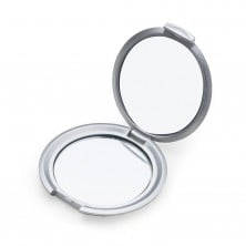 Espelho Plástico Duplo Sem Aumento  - Brinde Personalizado Cód. 10232-PRA - 1