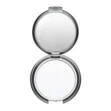 Espelho Plástico Duplo Sem Aumento  - Brinde Personalizado Cód. 10232-PRA - 2