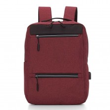 Mochila de Nylon USB 21L  - Brinde Personalizado Cód. 01326-VM - 1