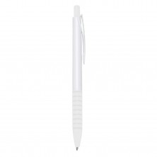 Caneta Plástica  - Brinde Personalizado Cód. 00401C-BCO - 1