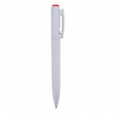 Caneta Plástica  - Brinde Personalizado Cód. 01091C-BCO-VM - 1