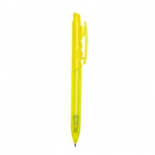 Caneta Plástica  - Brinde Personalizado Cód. 01097F-AMA - 1