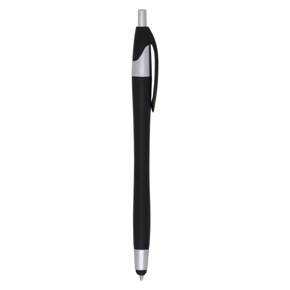 Caneta Plástica Touch  - Brinde Personalizado Cód. 12638-PRE-PRA - 1