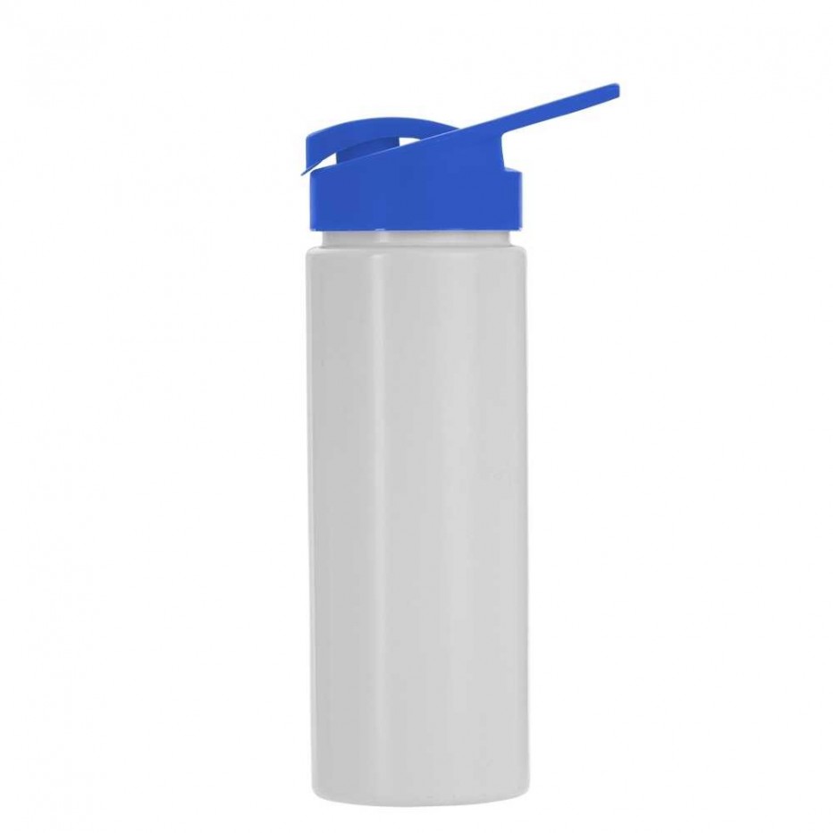 Squeeze Plástico 550ml  - Brinde Personalizado Cód. 14375-BCO-AZU - 1