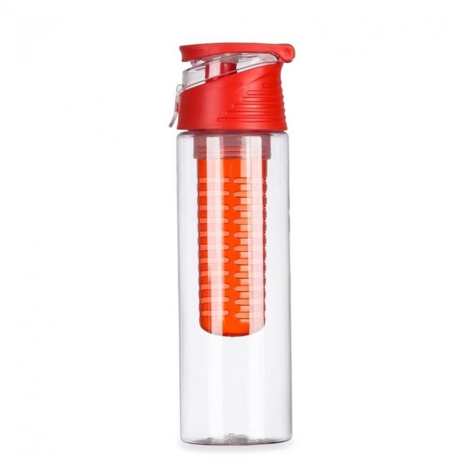 Squeeze Plástico 700ml com Infusor  - Brinde Personalizado Cód. 13764B-TRA-VM - 1
