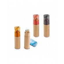 Giz de cera com 6 unid. mini lápis de cor ROLS - 1