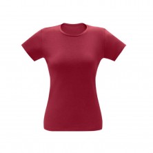 Camiseta feminina AMORA Bordô