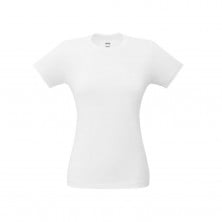 Camiseta feminina AMORA Poliester Branca