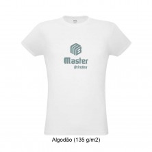 Camiseta Unissex de Algodão GOIABA Branca