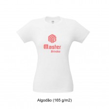 Camiseta feminina de Algodão PAPAYA Branca