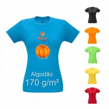 Camiseta em Algodão Feminina PITANGA Color