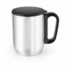 Caneca Inox Parede Dupla 250 ml  - Brinde Personalizado Cód. 18622-INO